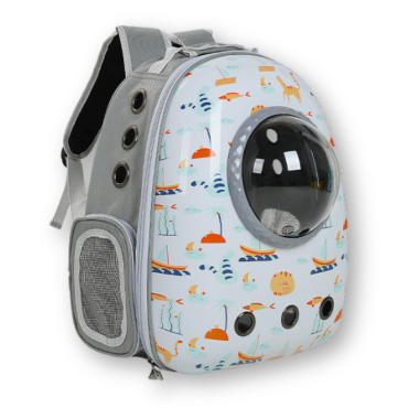 Рюкзак-переноска для тварин Space Capsule Морські Котики